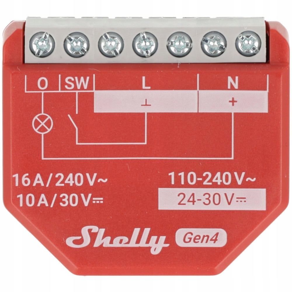Ovladač Shelly 1 Pm Gen4 Zigbee/Matter