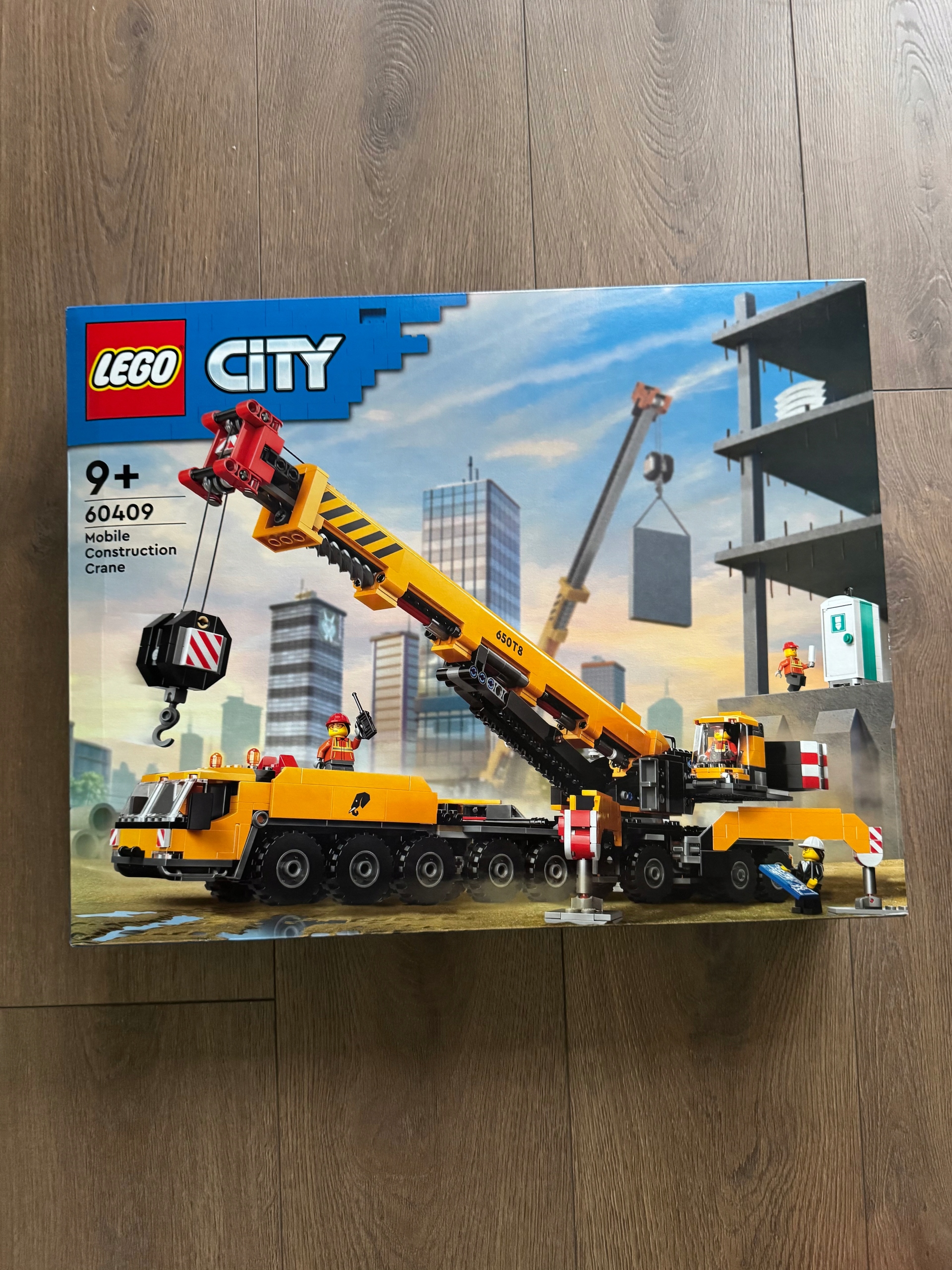 Lego City Żółty ruchomy żuraw 60409 Uwaga Opis