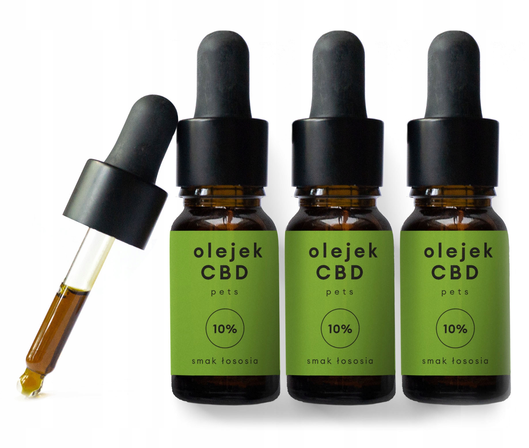 Levně Cbd olej 10% pro zvířata 3 x 10 ml Full Spectrum Kočičí konopný pes