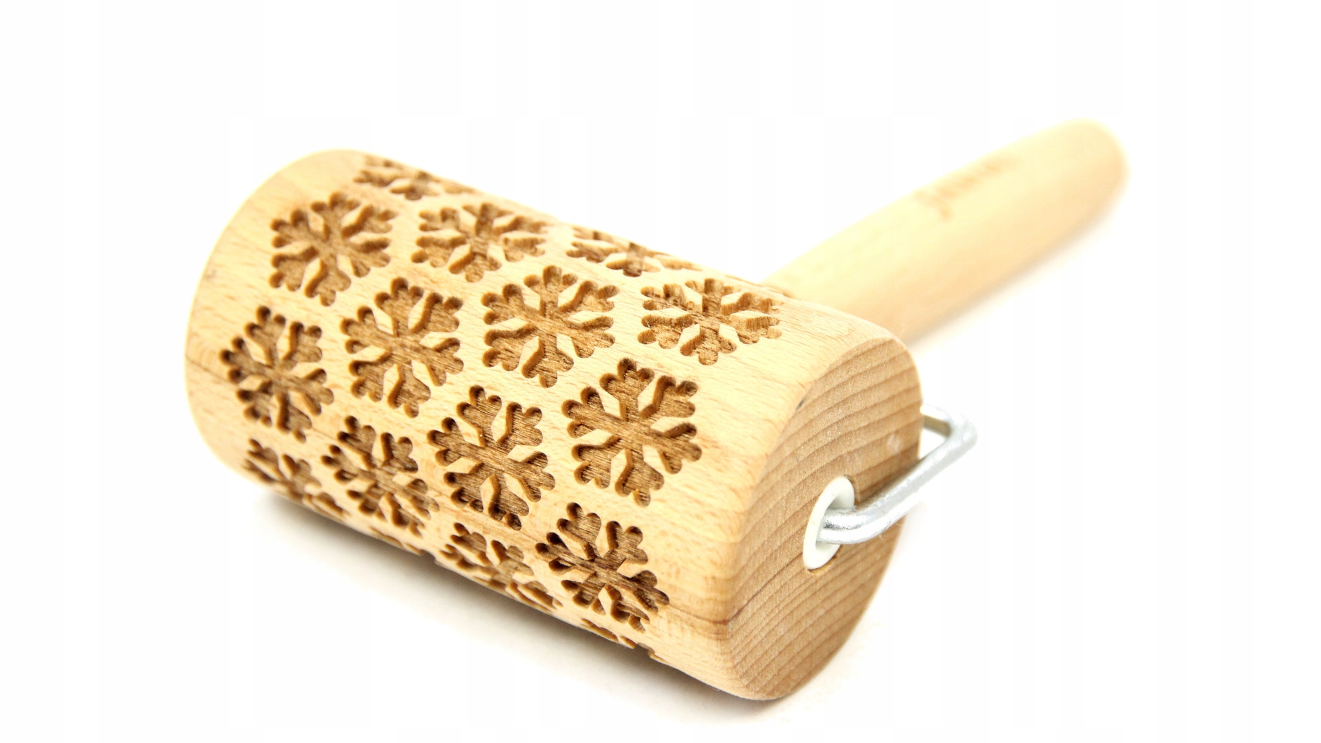 Mini wałek grawerowany wzór PŁATKI ŚNIEGU