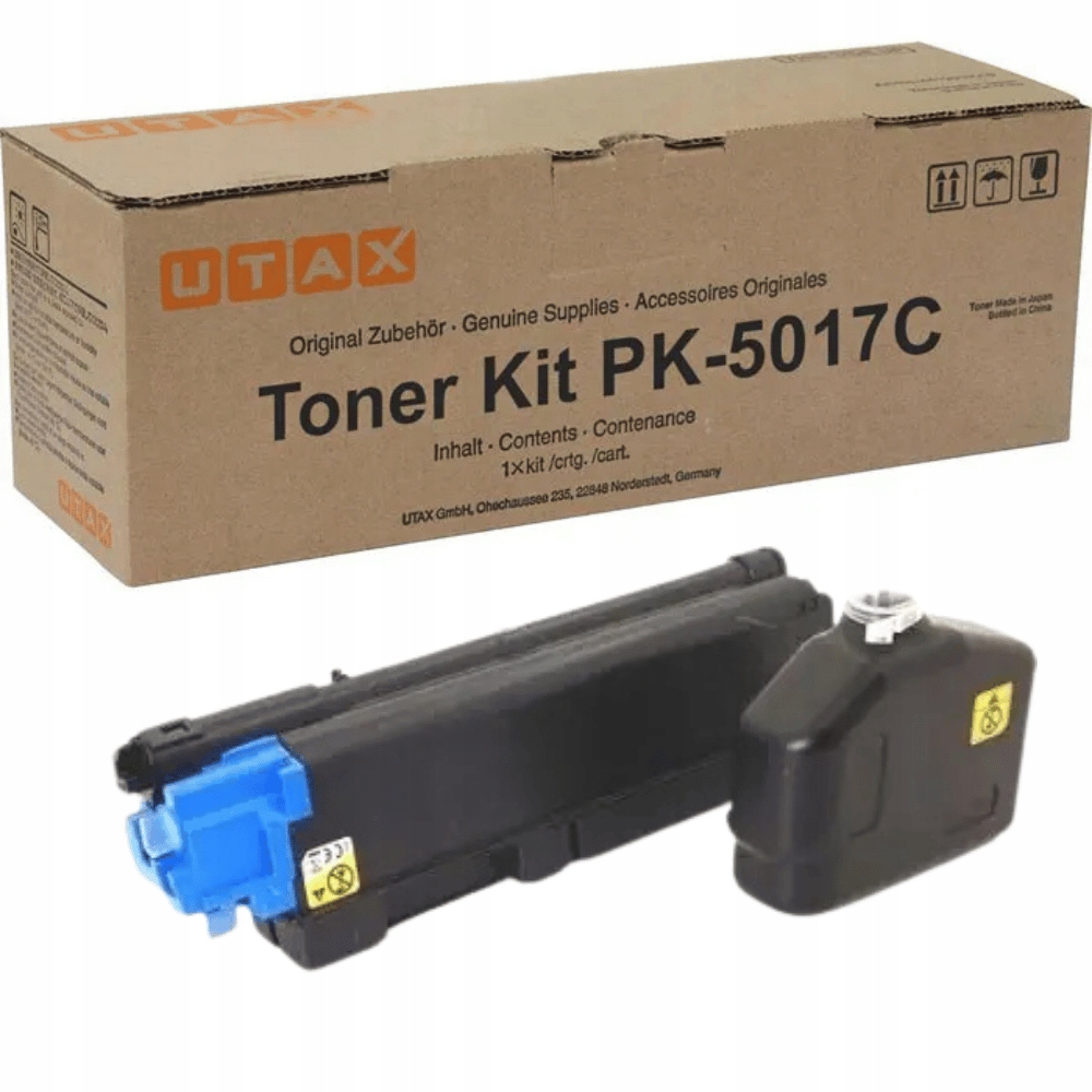 Nowy Toner 1T02TVCUT0 PK5017C Cyan Utax P-C3062DN P-C3062i Mfp