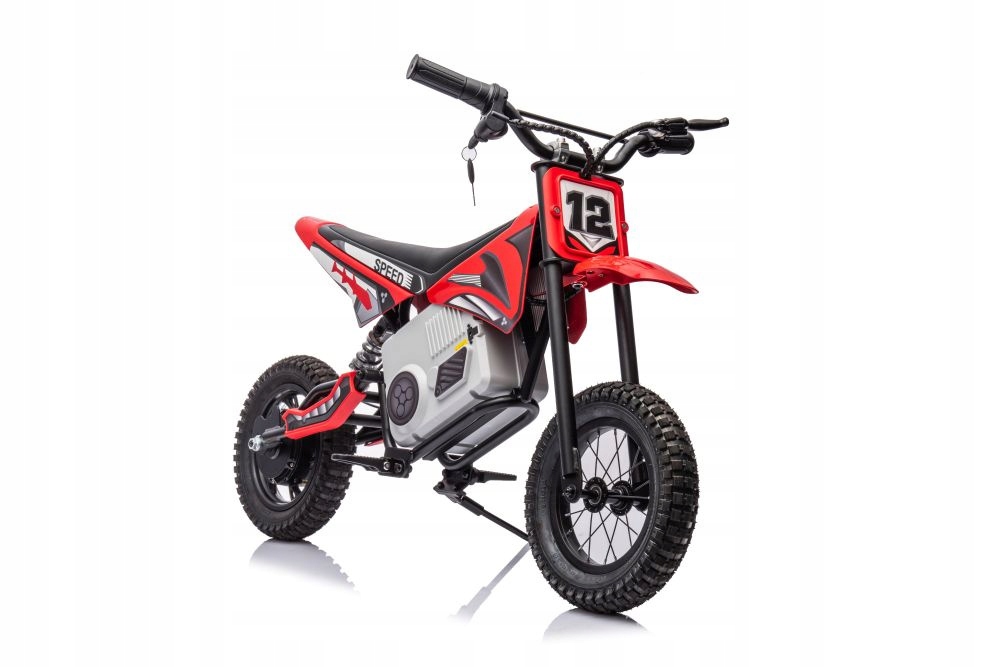 Motor crossowy elektryczny na akumulator 36V 350W, 2x18V 9Ah, hydrauliczne