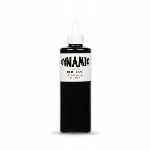 Dynamický černý na tetování Barva 240ml