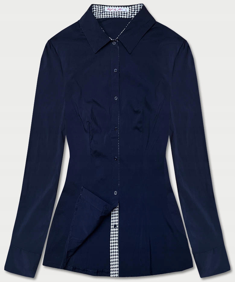 ELEGNACKA BLUZKA DŁ.RĘKAW WD16113 GRANAT M (38) Płeć kobieta