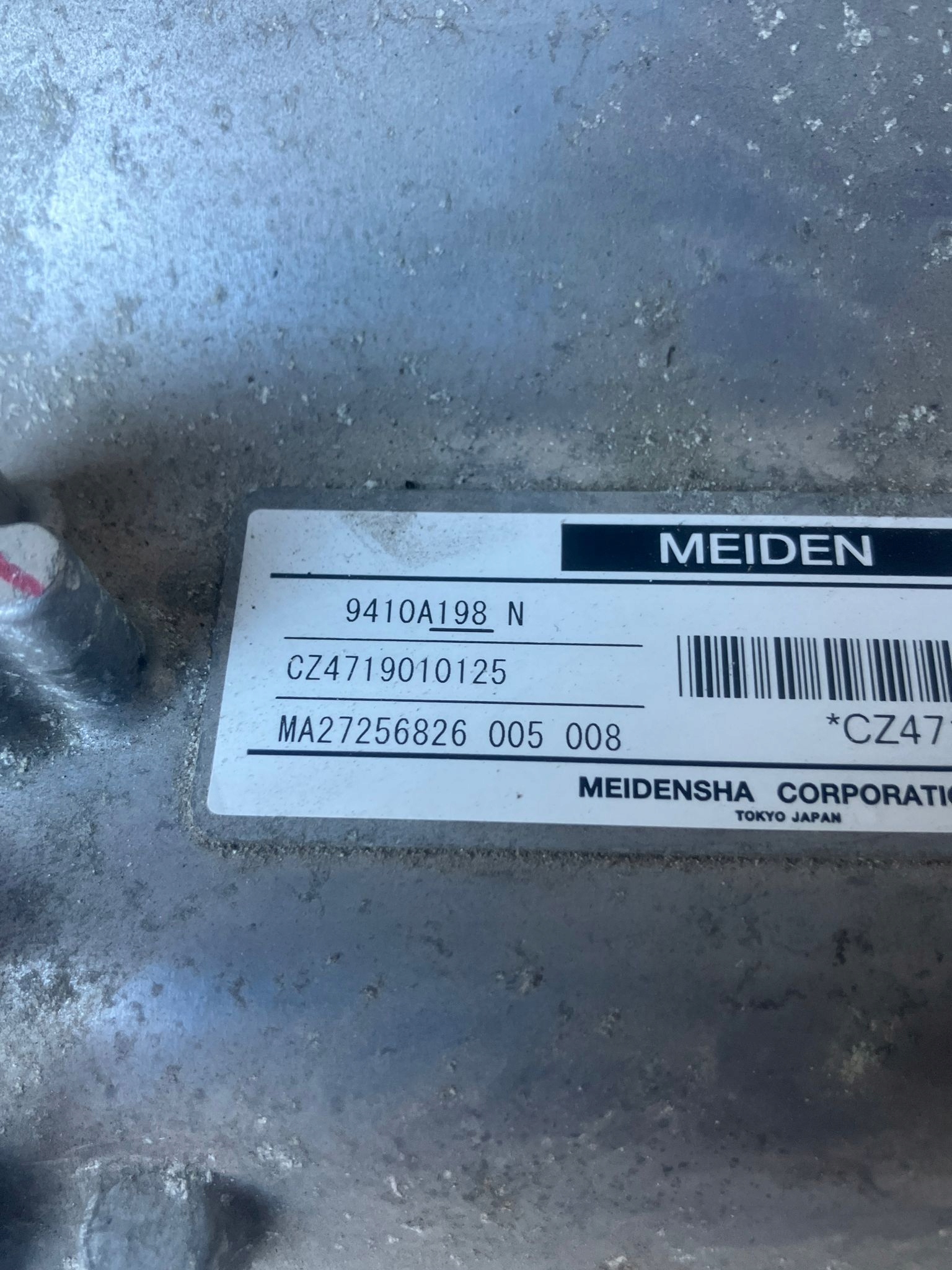 control unit INWERTER MITSUBISHI ECLLIPSE CROSS LIFT HYBRID 9410A198