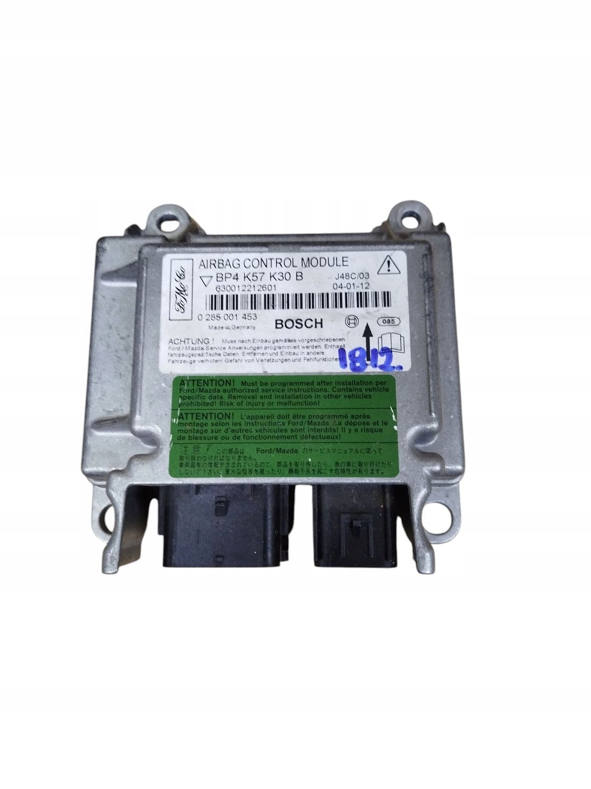 подушки безопасности 0285001453 BP4K57K30B mazda 3