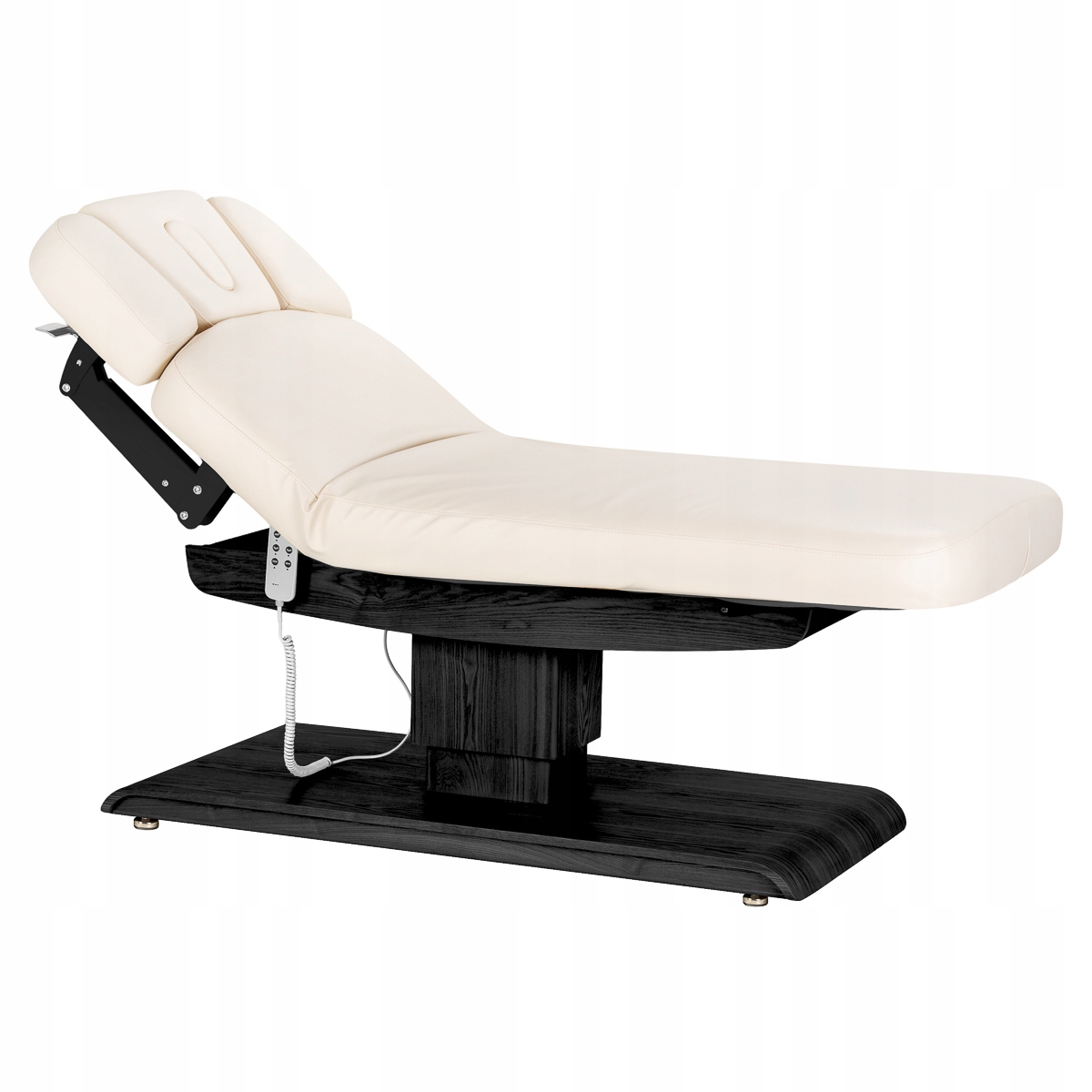 Spa lehátko Sillon Relax krémové s černou základnou