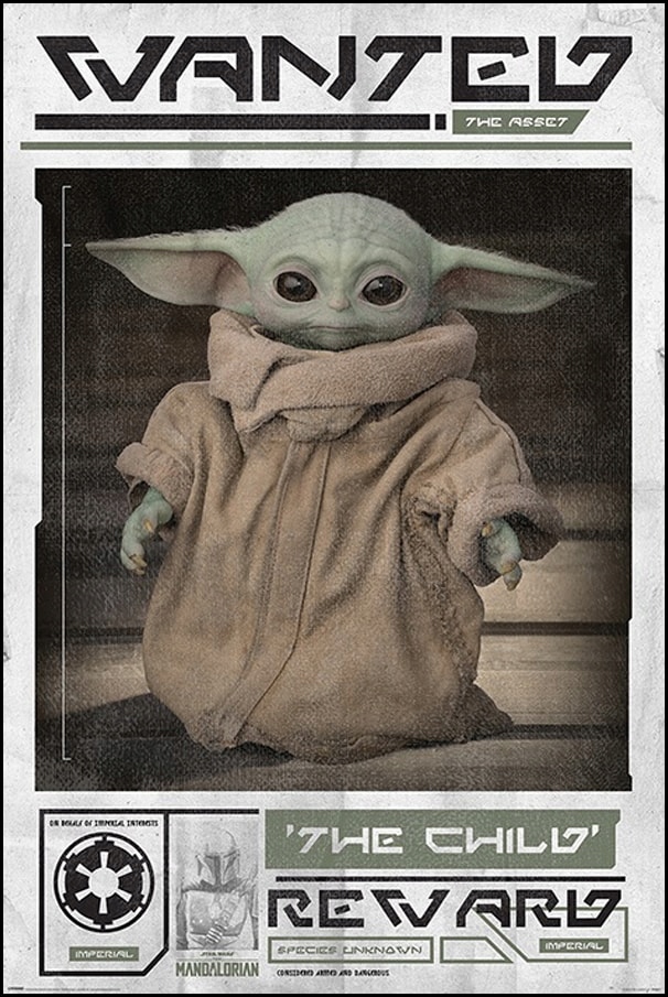 

Star Wars The Mandalorian Yoda plakat 61x91,5 cm