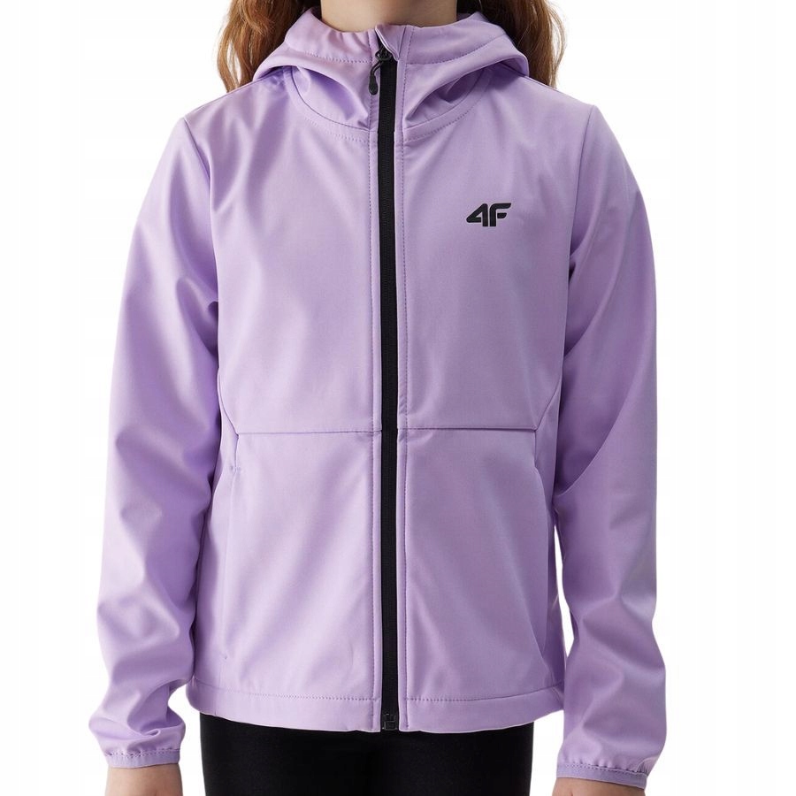 KURTKA 4F DZIEWCZĘCA WIOSENNA PRZEJŚCIOWA SOFTSHELL SPORTOWA NA CO DZIEŃ Rozmiar (new) 158 (153 - 158 cm)