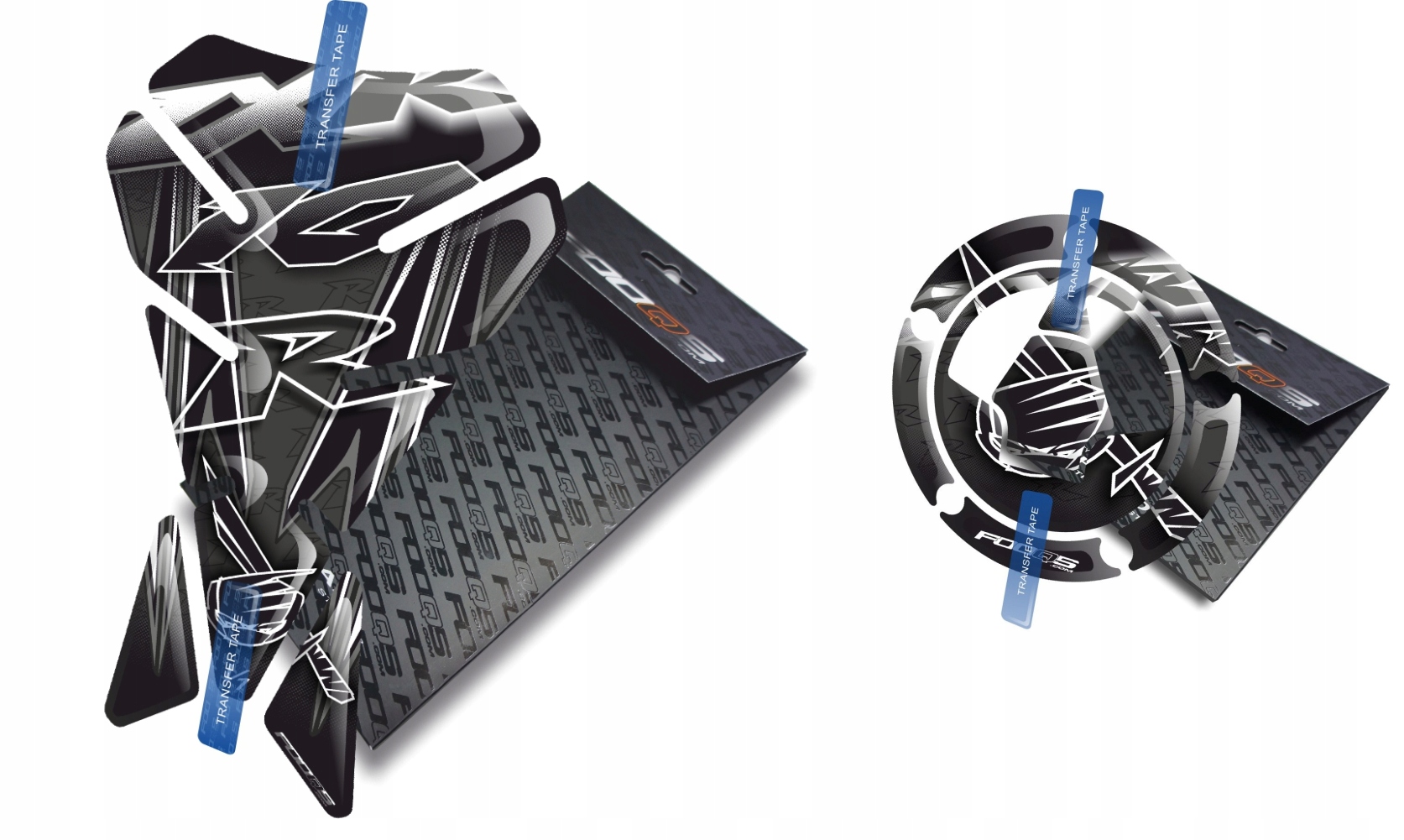 Tank-pad Cap-pad V1 od firmy Fooqs pro Kawasaki ZX-10-R Černý