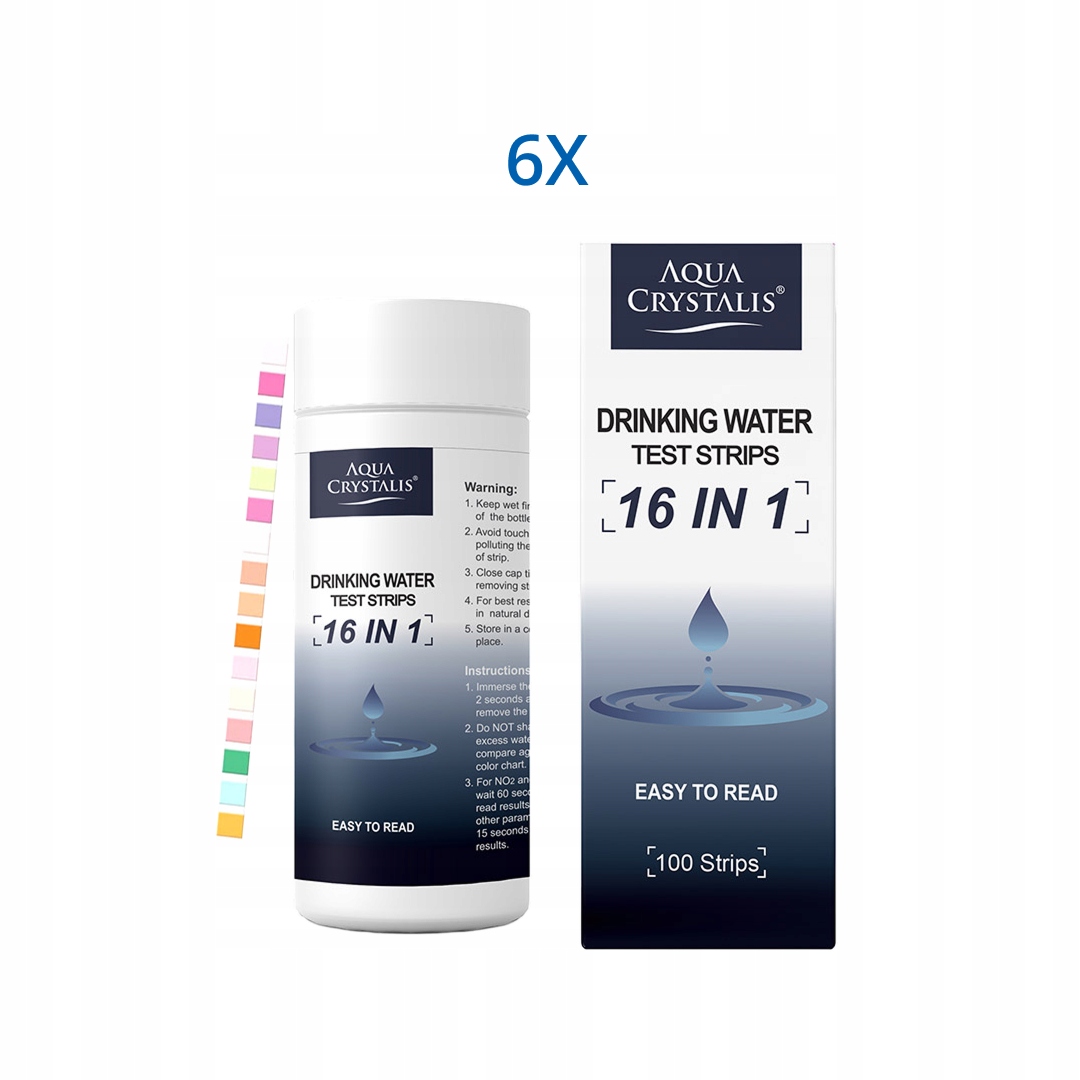 Aqua Crystalis testovací proužky 16v1 na test vody (100 ks)