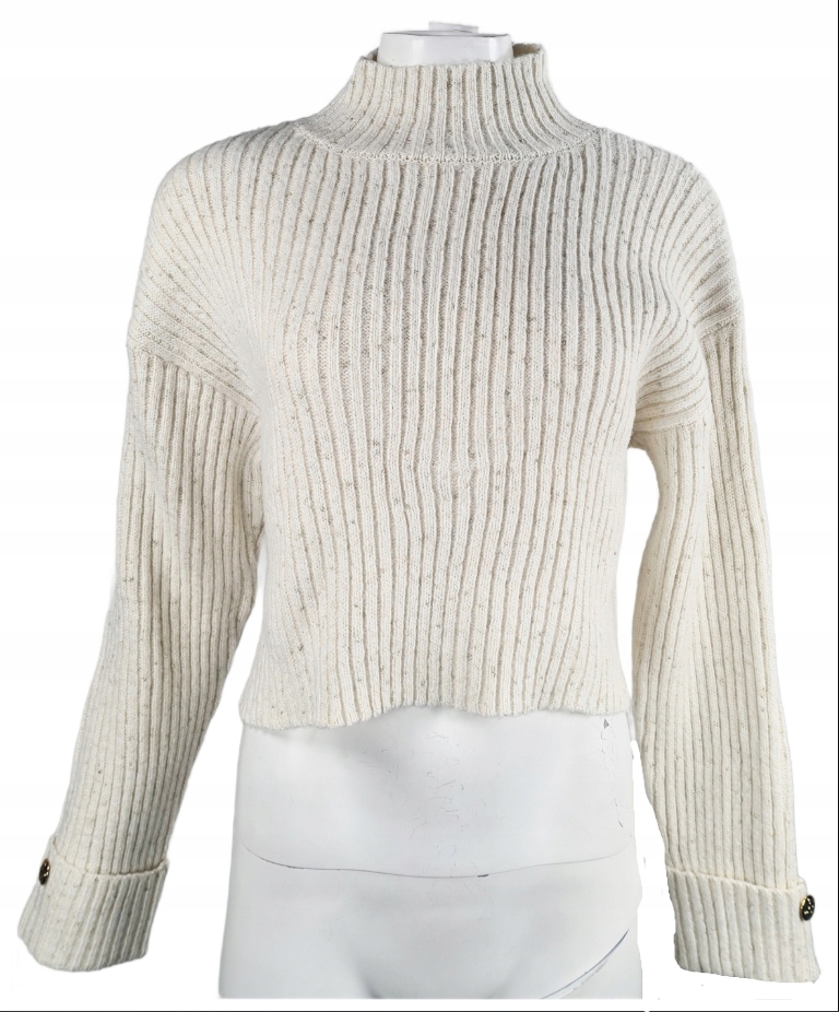 New Look Vde Shine Rib Turn Svetr r. M