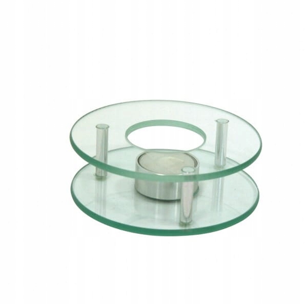 

Podgrzewacz do potraw chrom szkło okrągły 12,5 cm