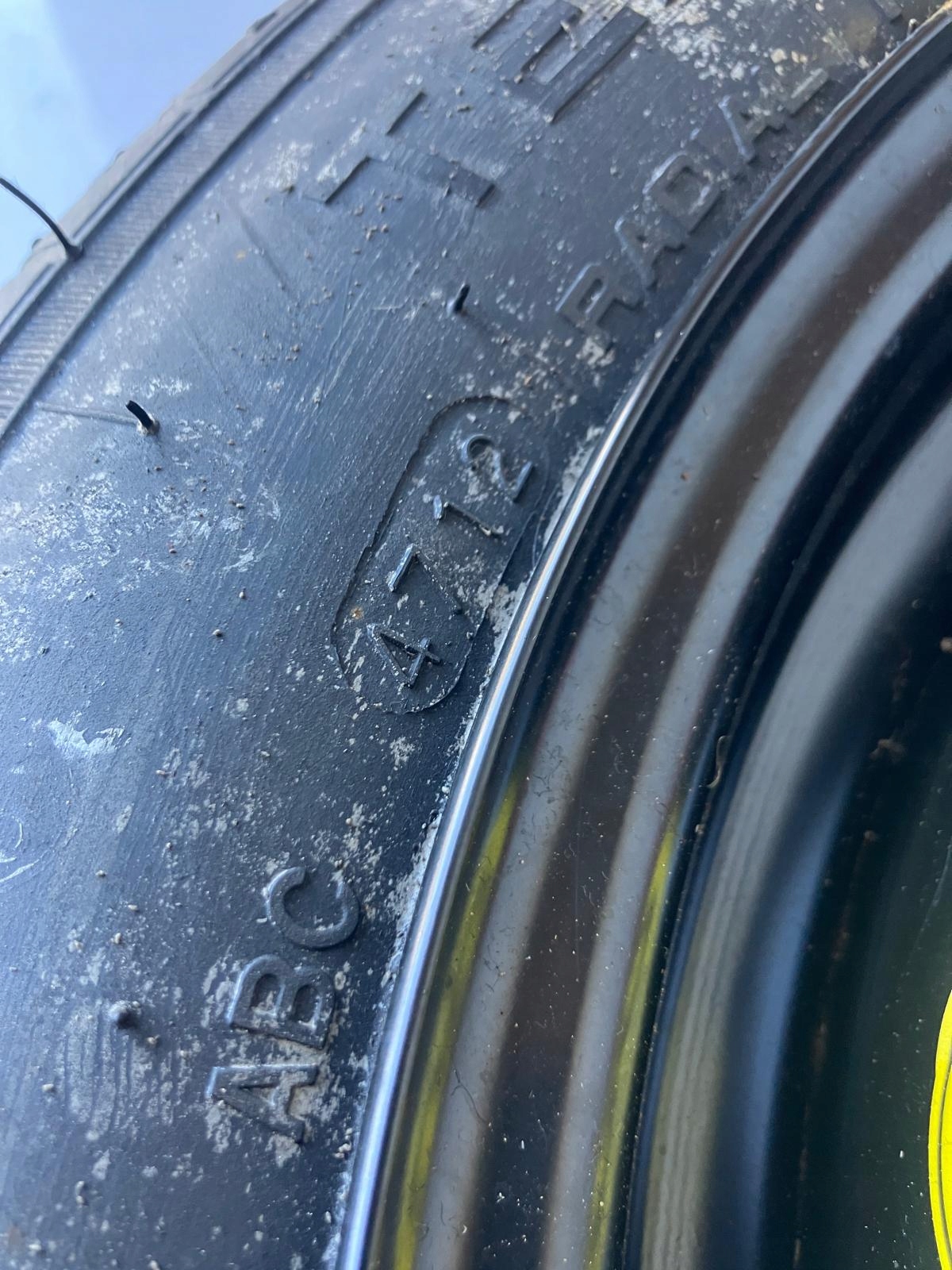wheel spare FORD B MAX 125 80 R15