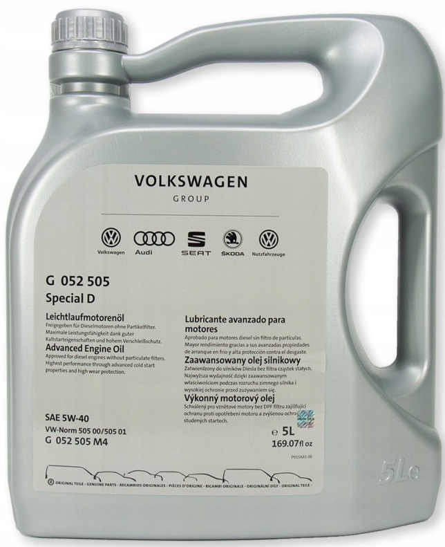 

Olej Vw Special D G 052 505 M4 5W40 5L