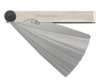 Přesný štěrbinoměr, 32 listů, 0,03-1 mm T3