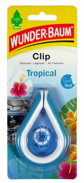 WUNDER-BAUM CLIP Zapach Tropical odświeżacz klips