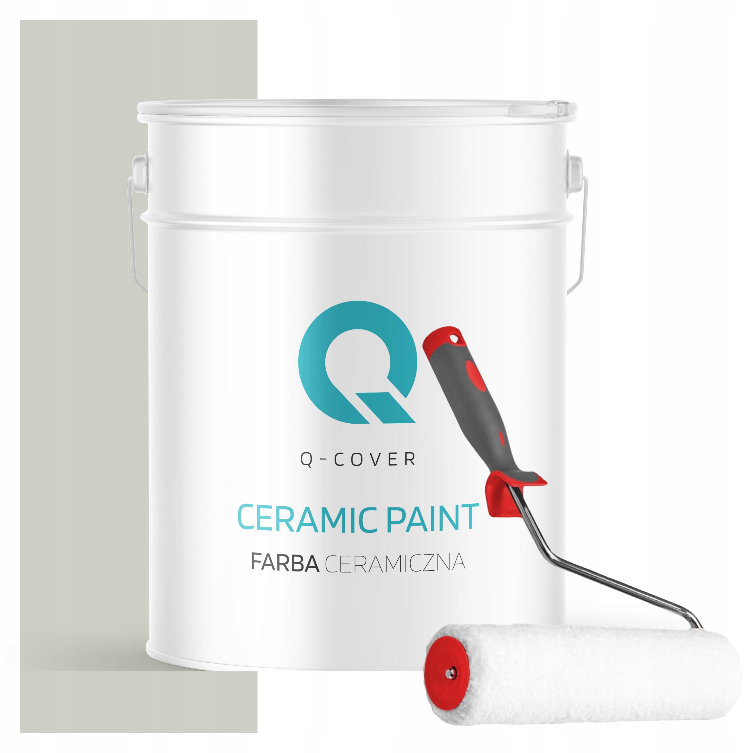 Keramická Farba Na Stenu Khaki Svetlá H1762 10L Mat Poľský Výrobca Valček