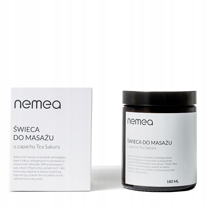 100% WEGAŃSKA REGENERUJĄCA ŚWIECA DO MASAŻU RELAKSUJĄCEGO TEA&SAKURA EAN (GTIN) 5904890410350