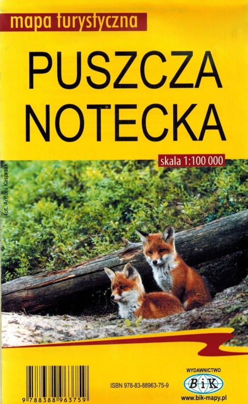 Puszcza Notecka Mapa Turystyczna Bik