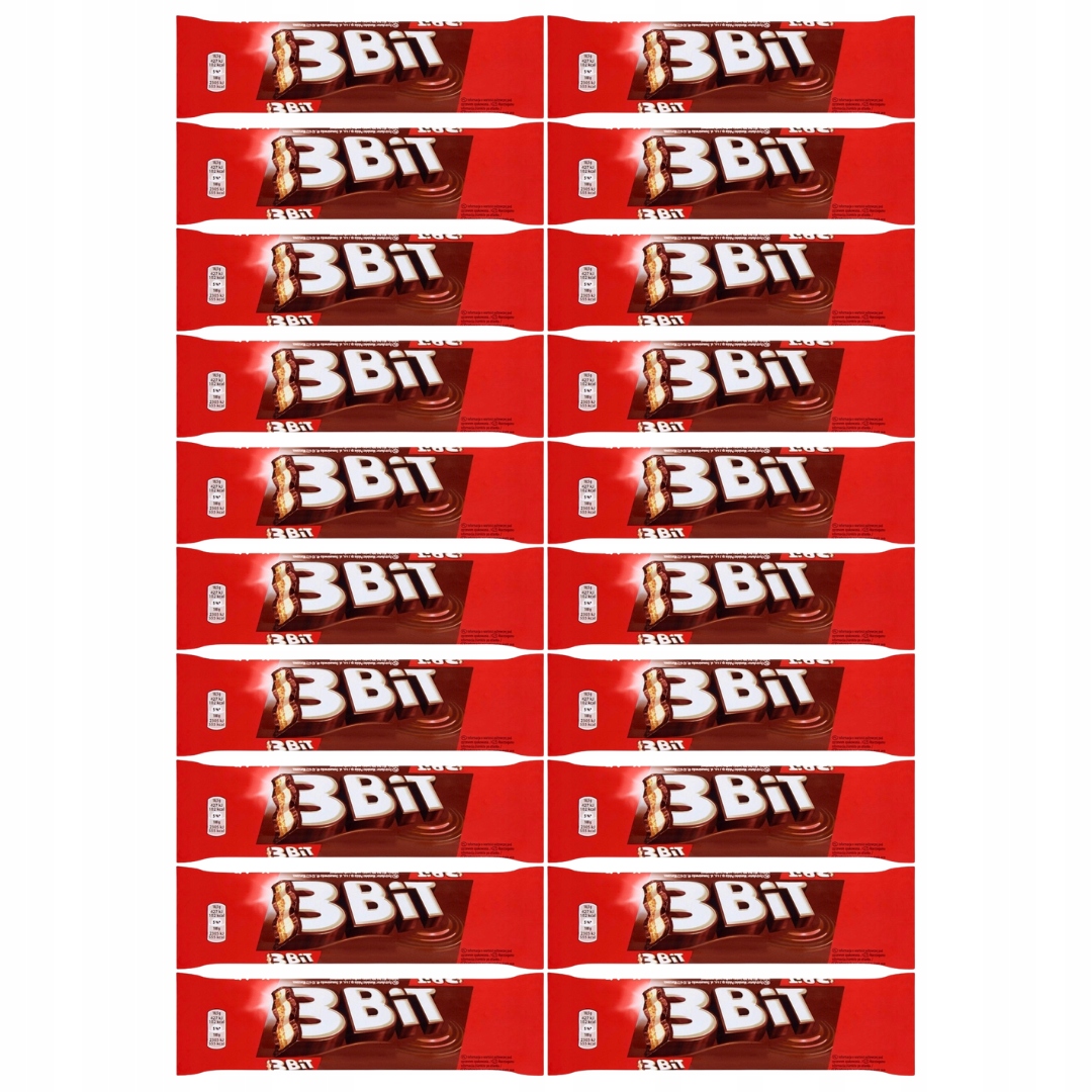 Levně 3Bit Tyčinka v mléčné čokoládě s mléčnou náplní a sušenkou 46 g