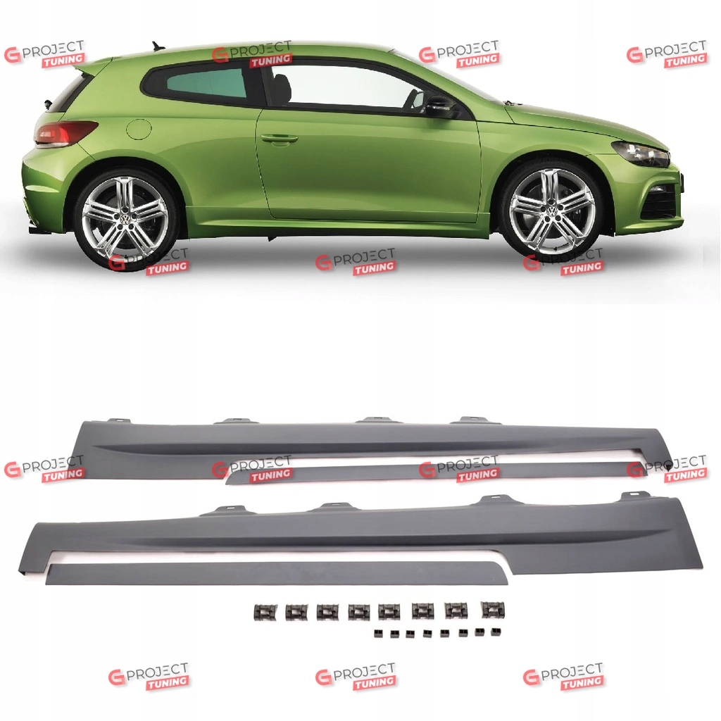 Progi sportowe do VW SCIROCCO III (137, 138) 2008 - 2017 styl R-line Producent części MTuning