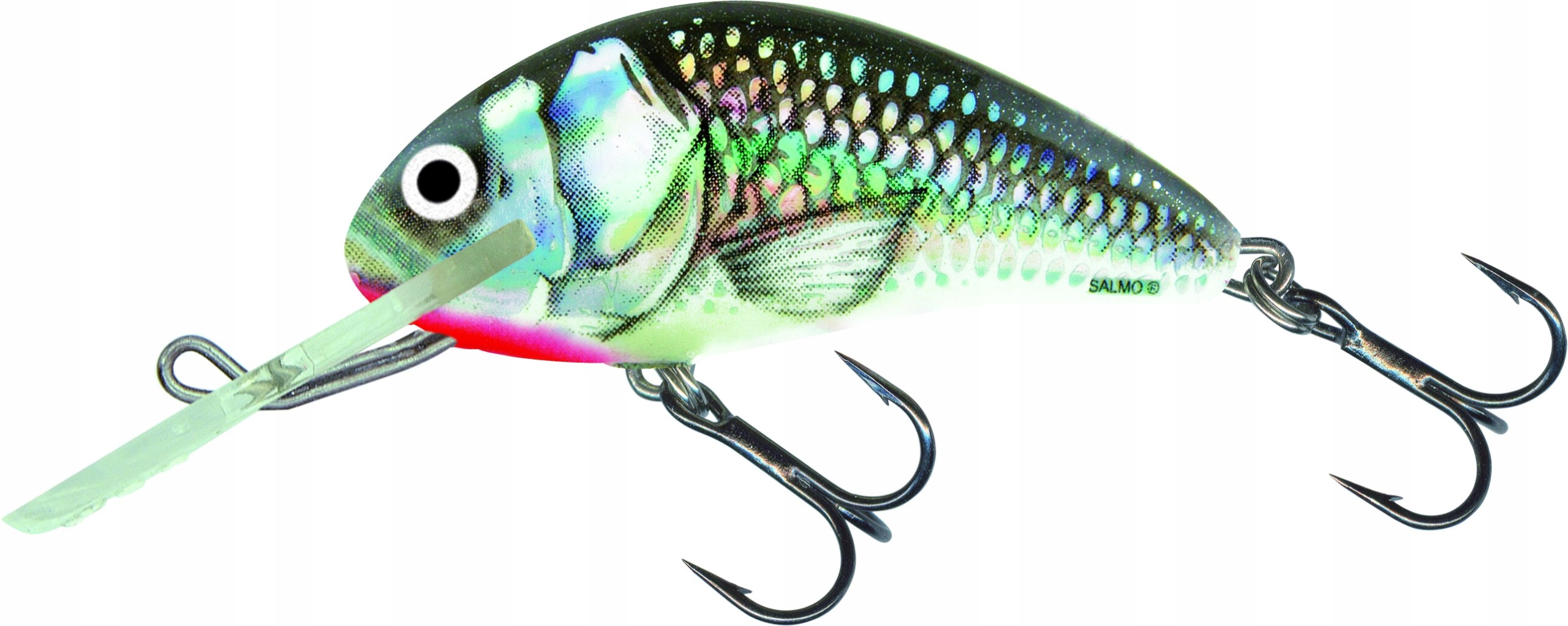 Wobler Salmo Hornet Tonący 2.5cm Holographic Grey Shiner
