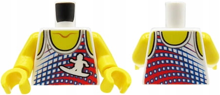 

Lego tors figurki koszulka na ramiączkach surfer