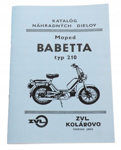 

Katalog części Jawa Babetta 210 A5 35 str książka