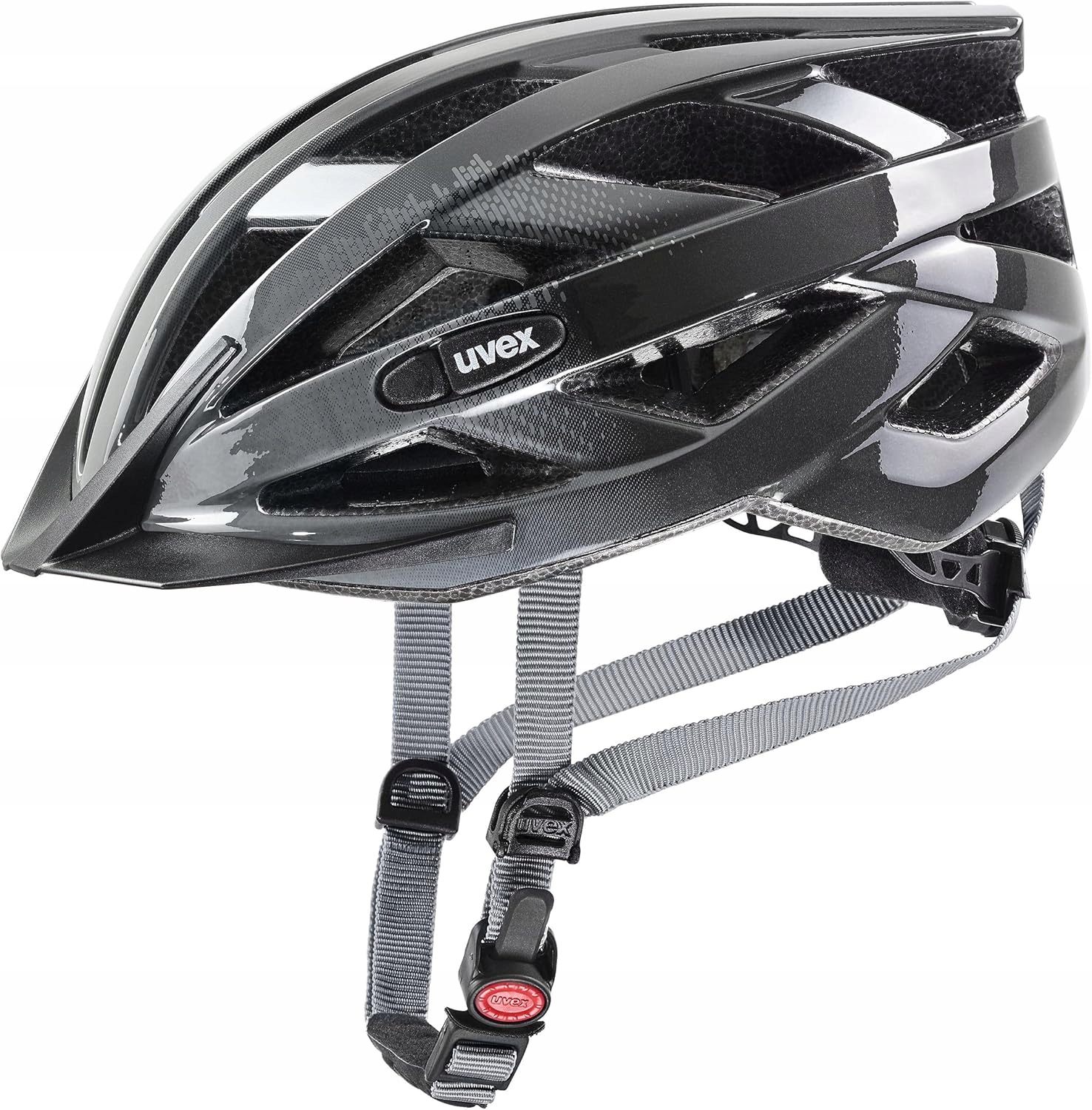 Kask rowerowy Uvex Air Wing 52-57 cm czarno-szary
