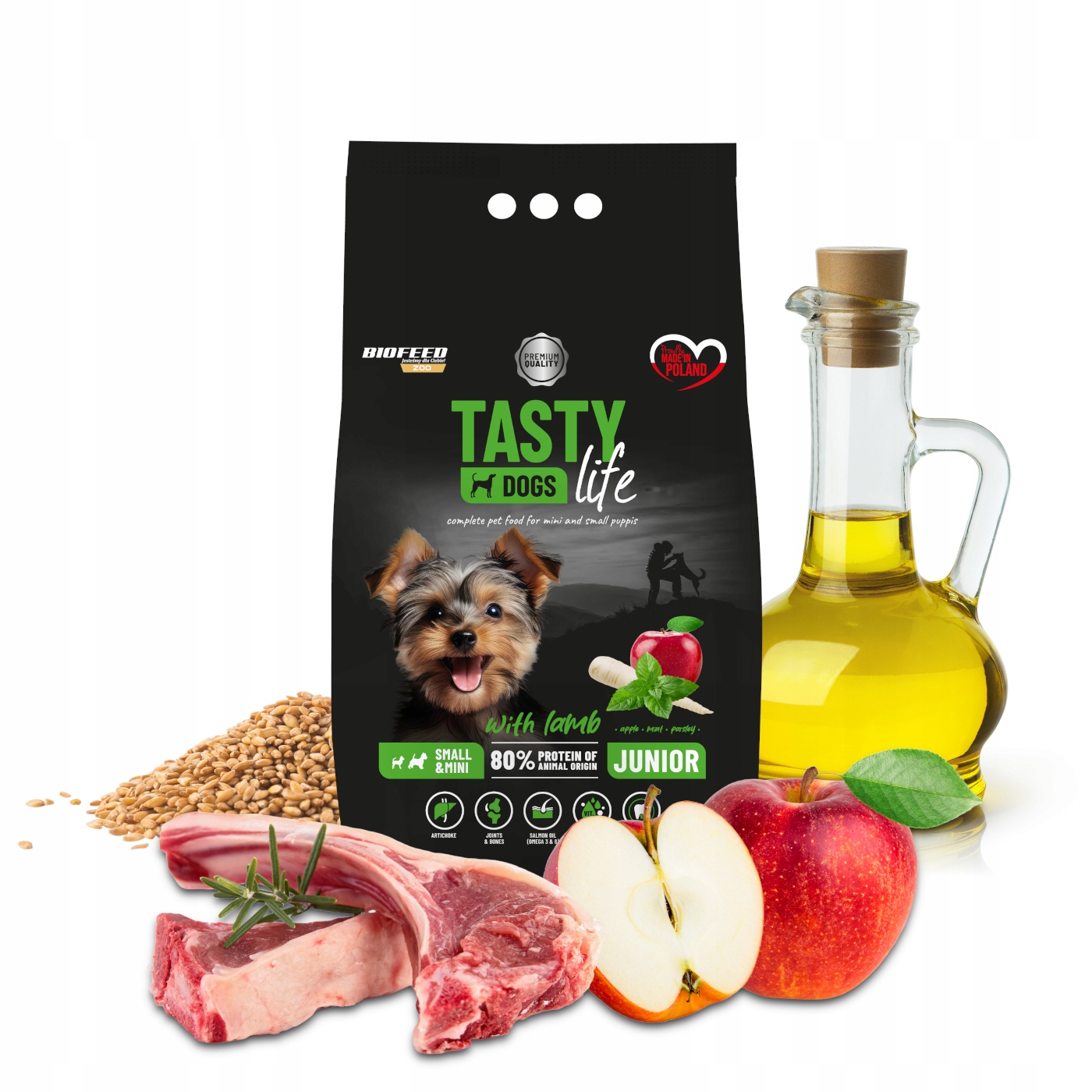 Biofeed Tasty Dogs Life Junior Lamb Small 8kg dla szczeniaka psa rasy małej