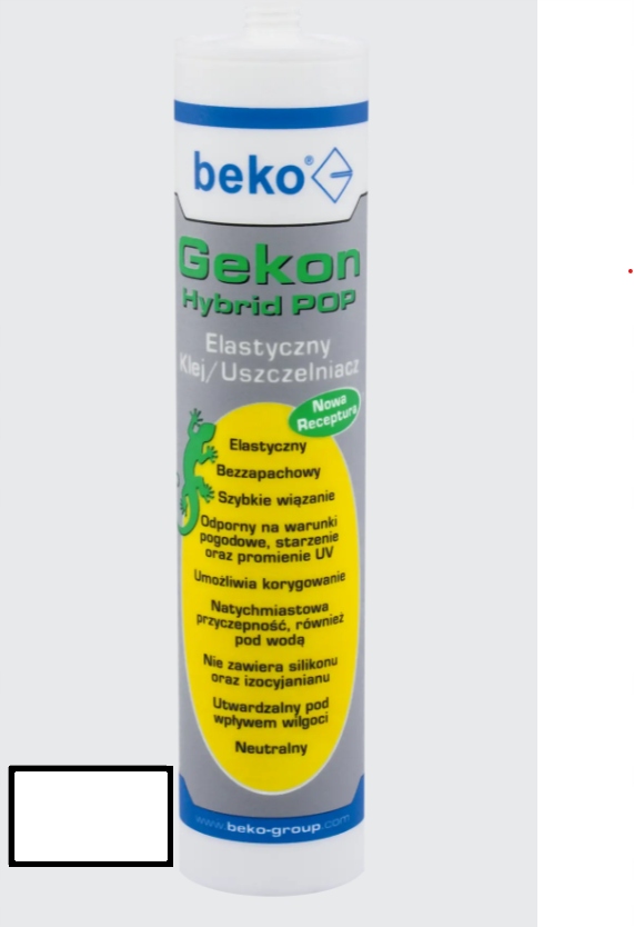 

Beko Klej Gekon uszczelniacz Hybrid Pop Biały 310