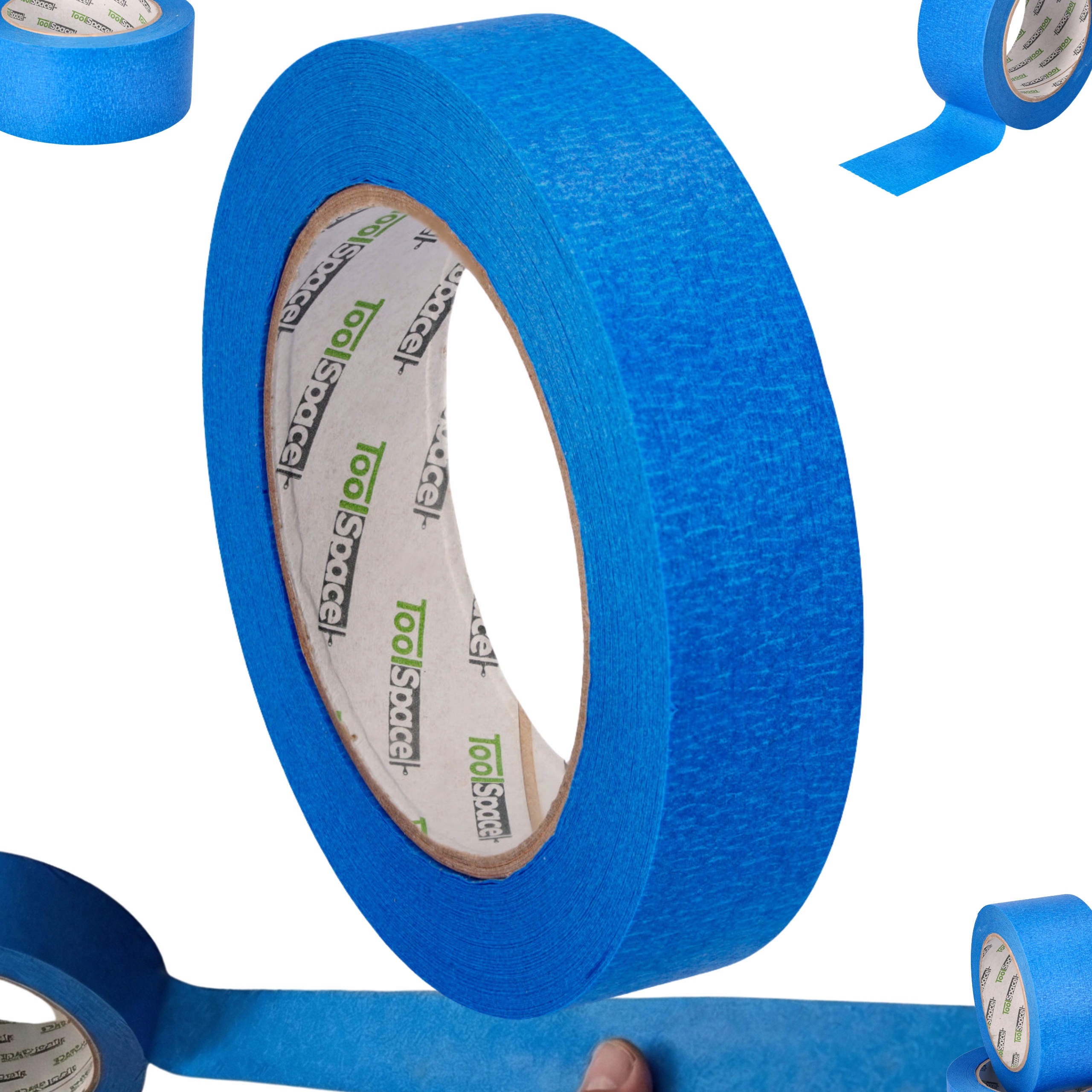 Синяя УФ-лента для рисования 25 мм / 50 м