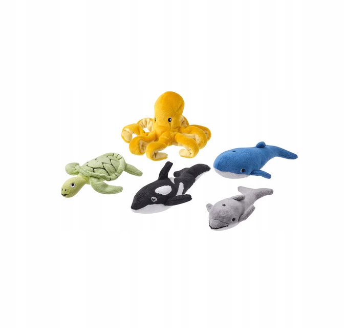 

Ikea Blavingad Zestaw 5 pluszaków Ocean