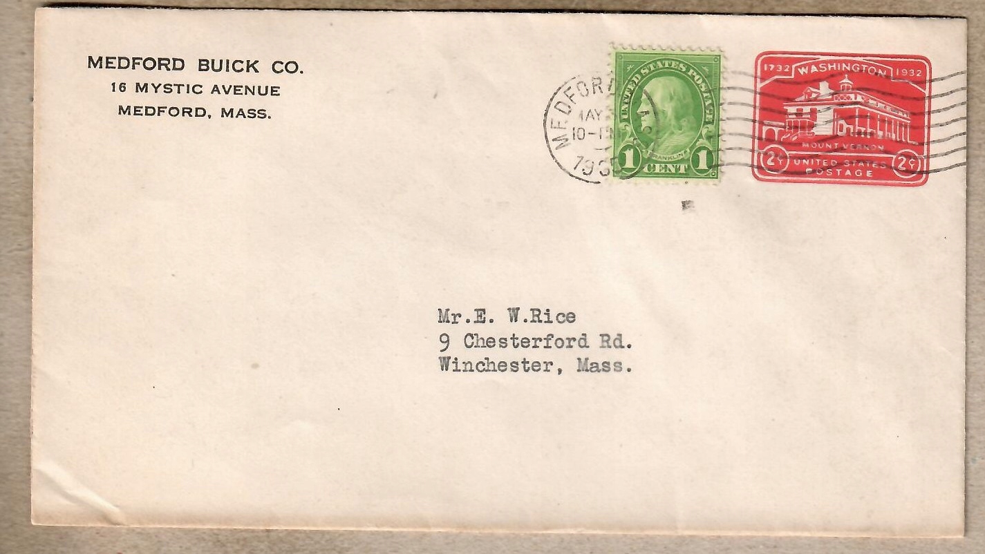 USA, 1935 r. , koperta