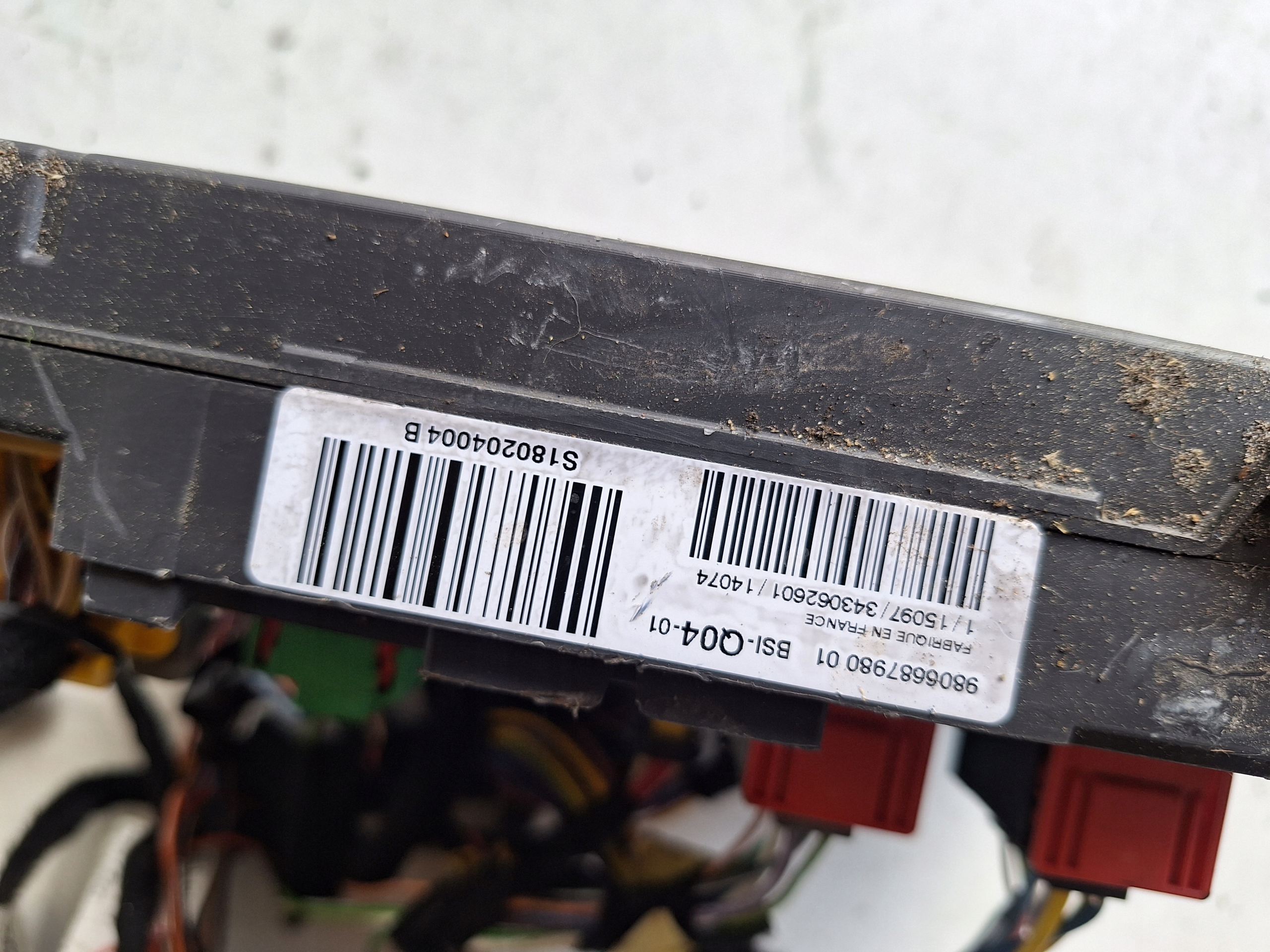 CITROEN module BSI 9806687980