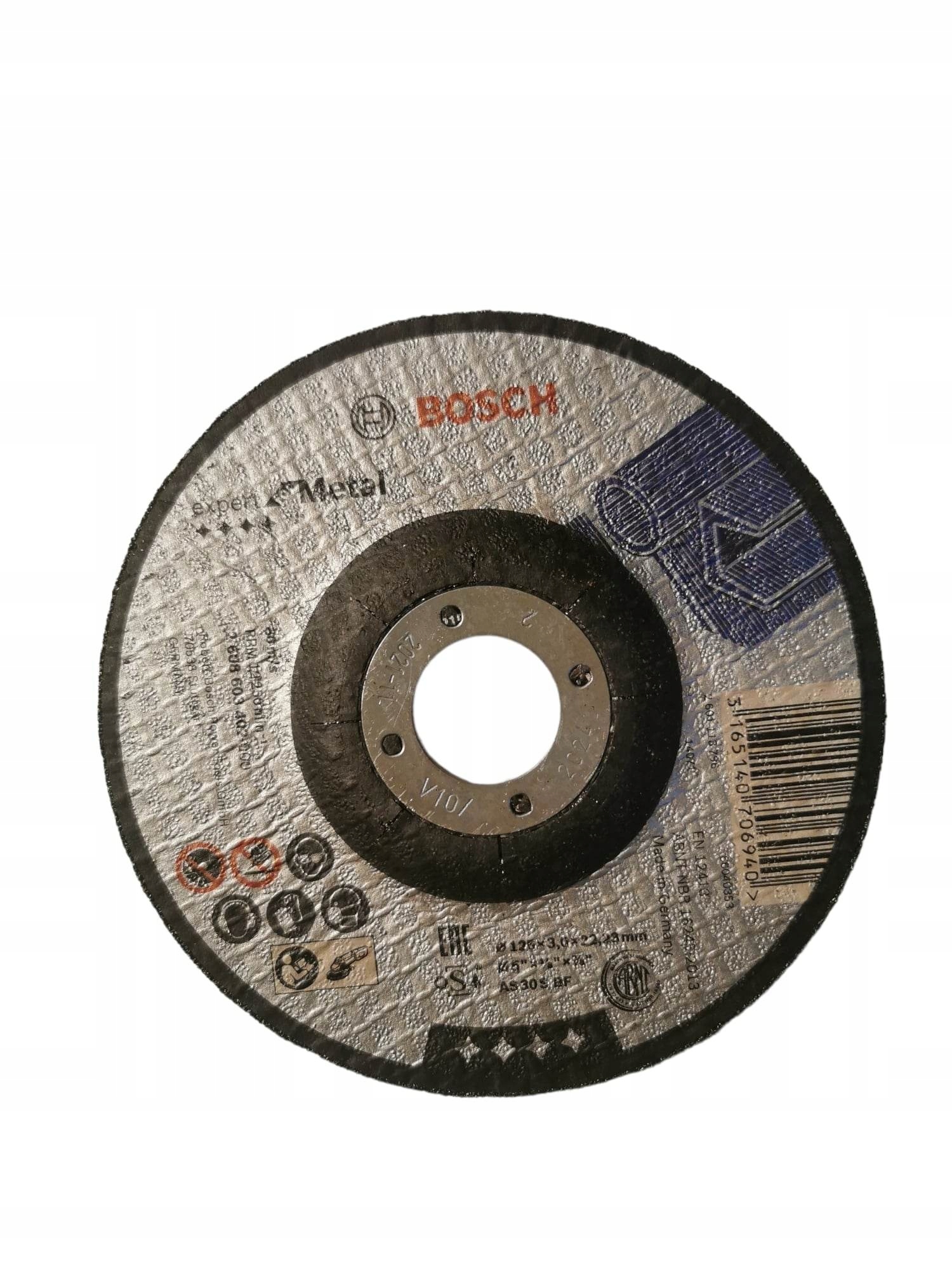 

Bosch Tarcza tnąca wygięta 125x3,0 mm 22 mm Metal