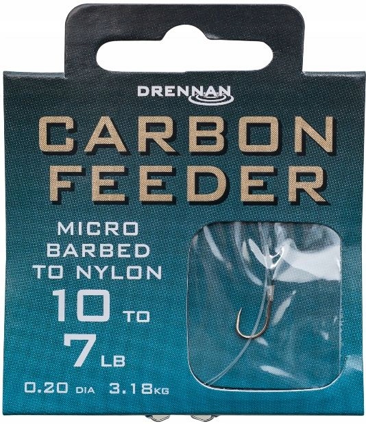 Przypony Drennan Gotowe Carbon Feeder 10 /0,20mm