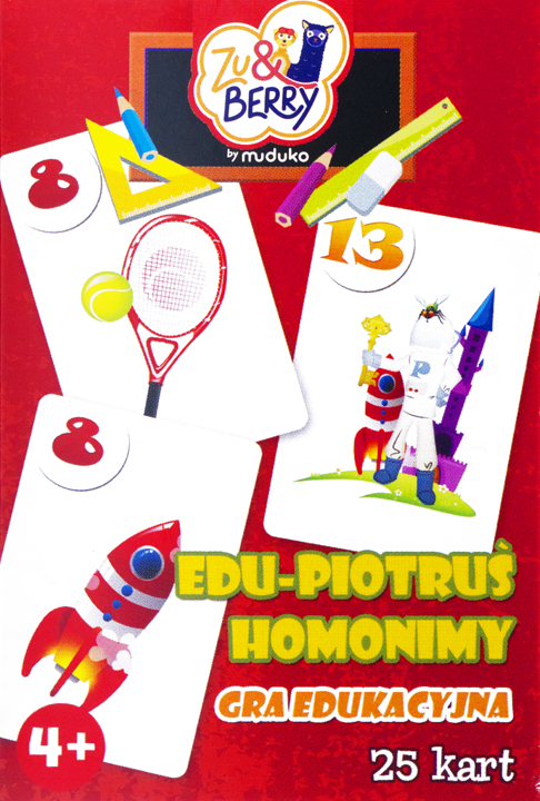 

Karty Trefl Edu Piotruś Homonimy