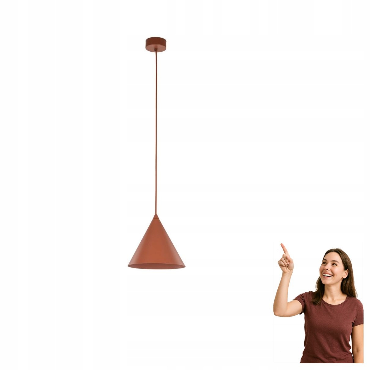 Závěsná lampa Cono Brick 10076 Tk Lighting
