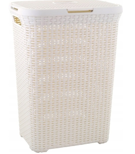Curver Kosz na bieliznę "natural Style" 60L kremowy
