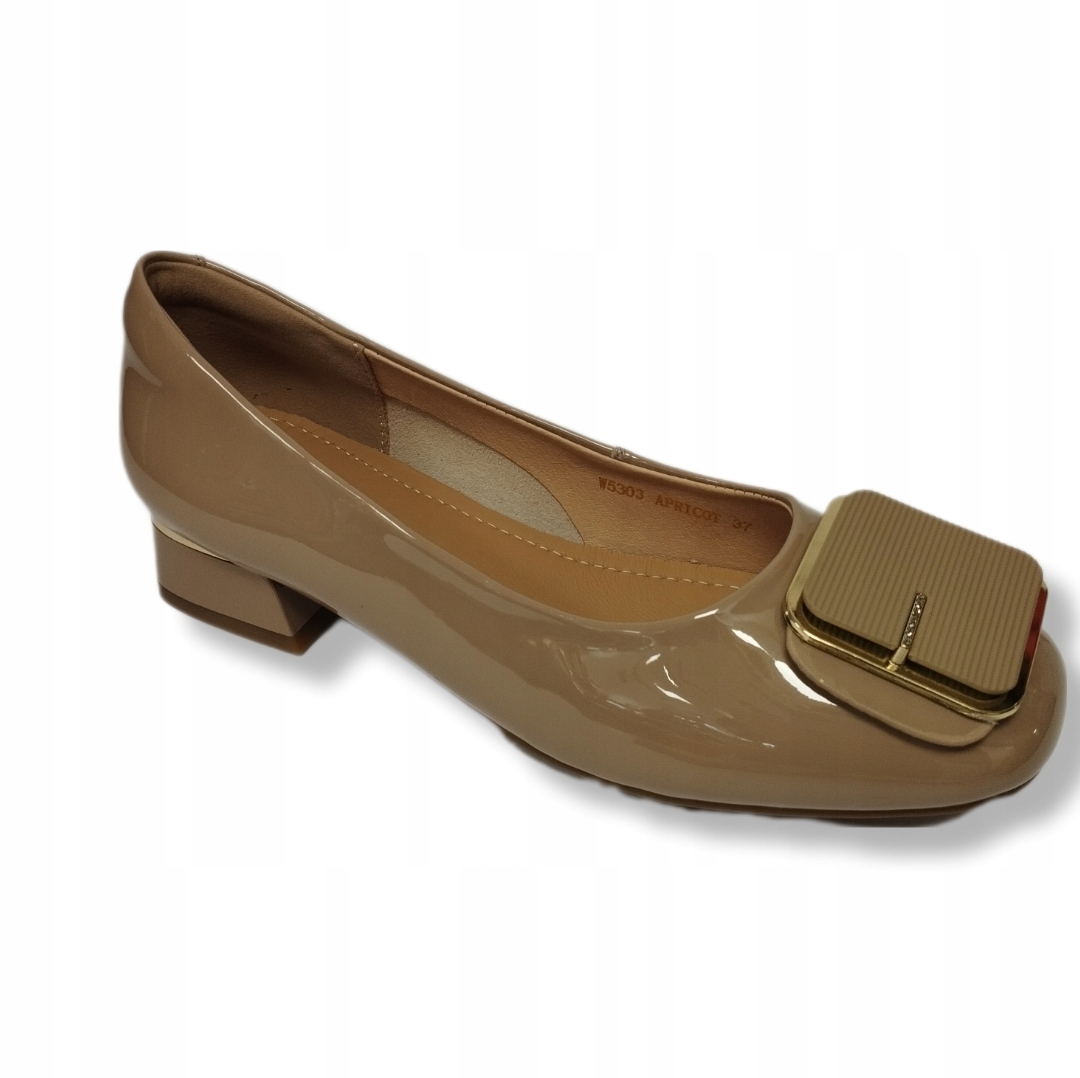 Baleríny měkké, elegantní kůže Loretta Vitale W5303 béžová vel. 40