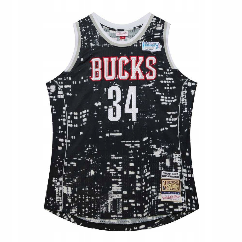 Koszulka Mitchell & Ness ALL-STAR 2015 GIANNIS BLACK / WHITE - 2XL