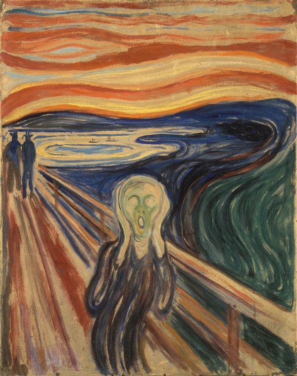 Krzyk Edvard Munch - plakat 40x50 cm