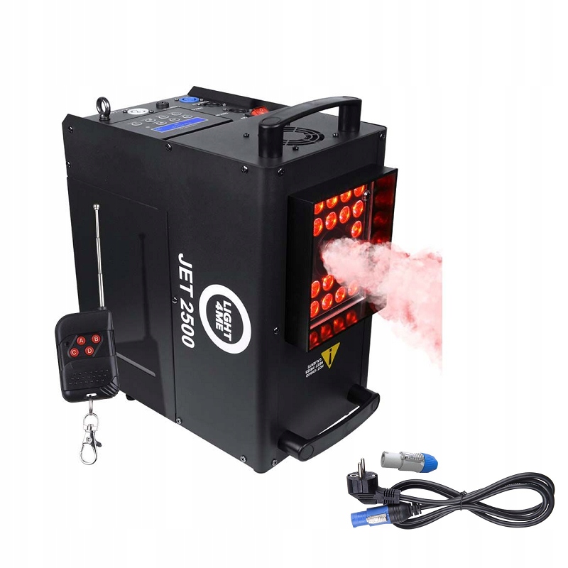 Wytwornica Dymu Pionowego Led LIGHT4ME Jet 2500 Pilot DMX Eventy Dj