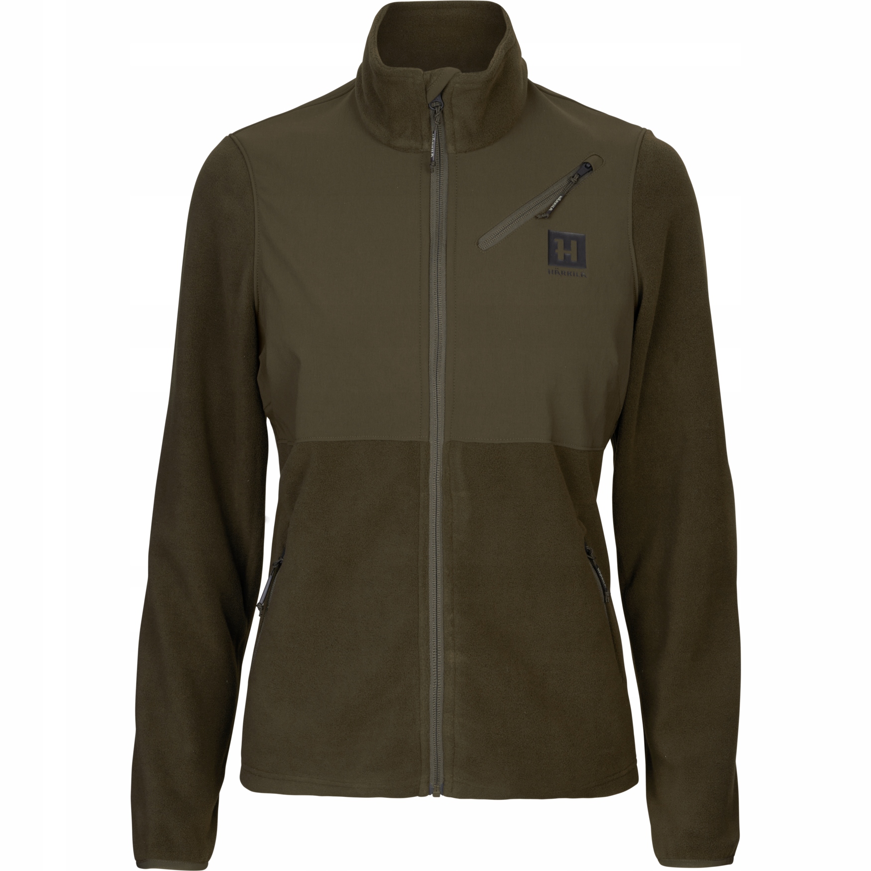 Damska bluza polarowa Harkila Fjell 10419 Hunting Green/Willow Green S