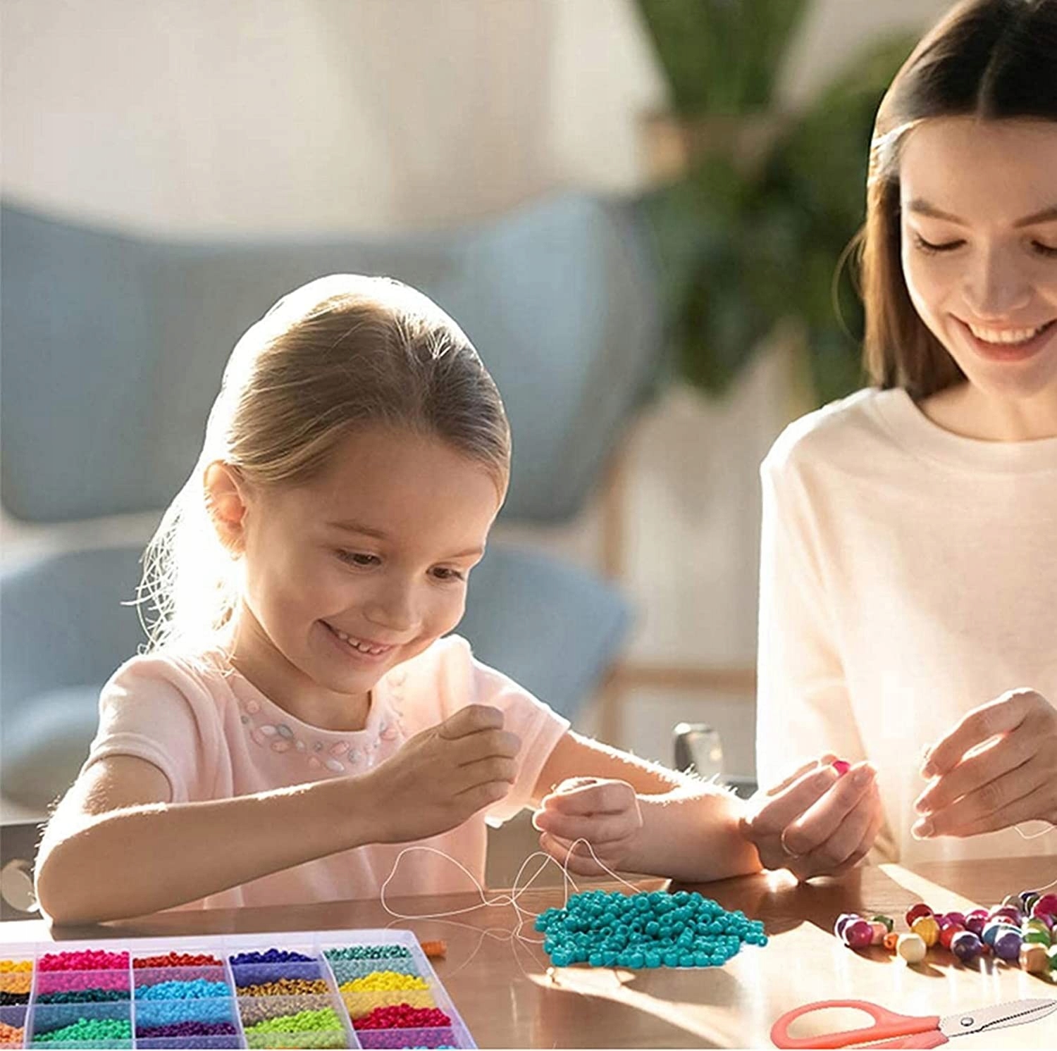 KORALIKI do ROBIENIA BRANSOLETEK Literki DIY Wiek dziecka 8 lat +