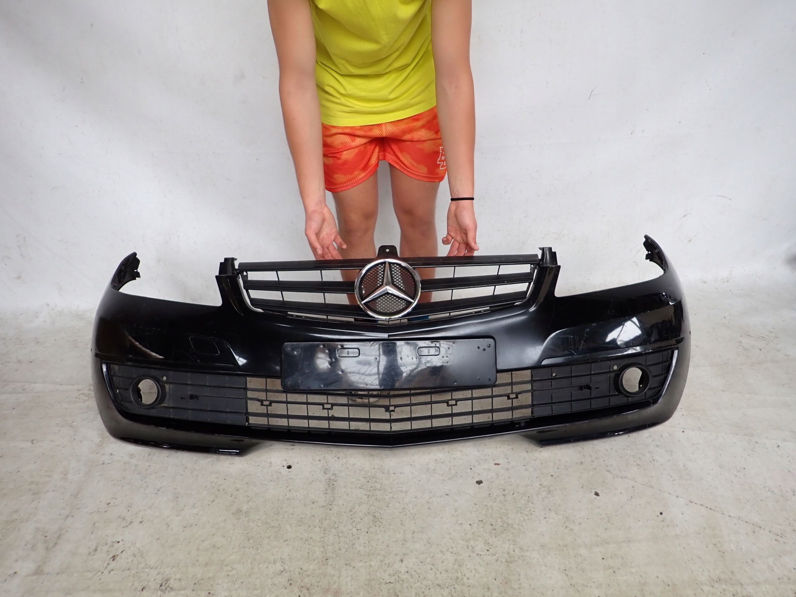 MERCEDES A-KLASA W169 LIFT 08-12 bumper front front without DZIUR