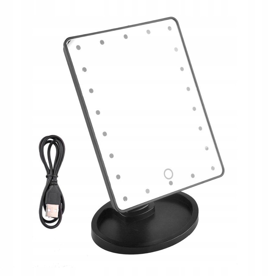

Lusterko Z 22 Diodami Led Zasilanie Usb Baterie