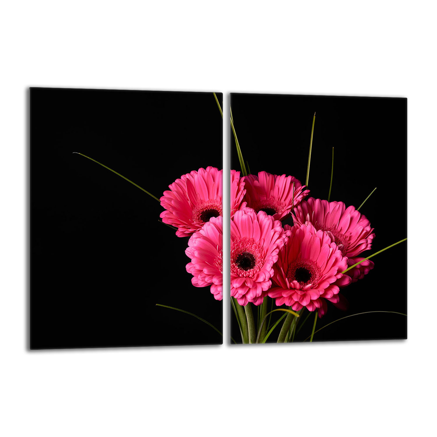 Skleněná ochranná deska na sporák 2x40x52 Gerbera Do Kuchyně